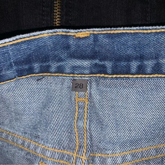 CARMAR Denim Skirt Size 28 - Picture 2 of 6